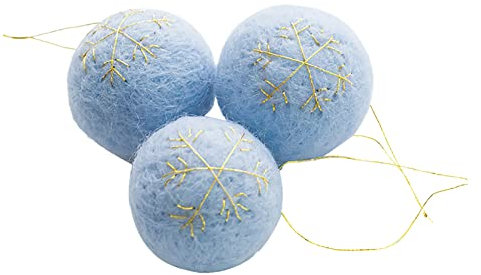 Sunfashion Osterkorb Befüllt Erwachsene Wollknäuel handgemachter Kranz Weihnachtsbaum DIY dekorative Accessoires Weihnachtsschmuck Makramee Ring Set (K, One Size)