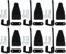 Sichere Displayclips, Banner-Installationskit, Garagentor-Dekorations-Clips, Weihnachtsbanner-Clips, Outdoor-Bannerzubehör, Bannerklemmen