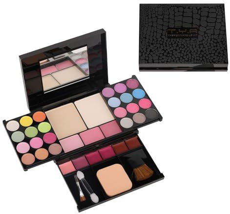 Trousse Trucchi Donna, Trousse Trucchi Ragazza, 35 Colore Palette di Ombretti per Trucco, Trucchi Tutto in Uno Tavolozza Completo Valigetta con Ombretto, Gloss, Rossetti e Polveri Viso