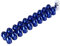 20 Stück Radmuttern | M12x1,5 Geschlossenes Ende | 35mm Länge | Aluminiumlegierung | Kompatibel mit 1983–2002 | Rot | Langlebige und Sichere Passform (Blau)