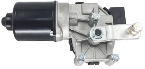 Hajus 9591056 Wischermotor Scheibenwischer Motor Vorne 6Q1955119A kompatibel mit VW Polo 9N Skoda Fabia 6Y
