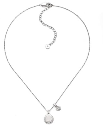 Emporio Armani Women's Silver-Tone Stainless Steel Necklace, EGS3275040
