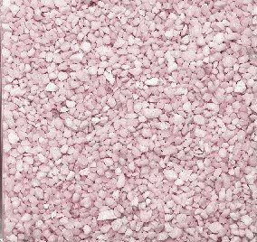 GRANULAT 2-3 mm (kleine Dekosteine, grobkörniger Farbsand) 1 kg. ROSA -11