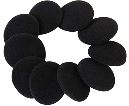 Haobase - Cuscinetti di ricambio per auricolari, diametro 5 cm, 5 paia