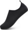 Sixspace Herren Damen Badeschuhe Wasserschuhe Aquaschuhe Strandschuhe Schnell Trocknend Slip on Breathable Schwimmschuhe Surfschuhe für Beach Pool Surfen Yoga Schwarz(Lieferantengröße 43 EU)