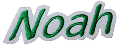 Applikation Name - Wunschname zum aufbügeln - Bügelbild - Farbauswahl