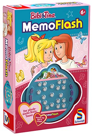Schmidt Spiele 40616 Bibi und Tina, Memo Flash, Kinderspiel, bunt[Exklusiv bei Amazon]