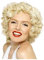 PAPSTAR NEU Perücke Damen Kurzhaar Marilyn Monroe, blond - mit Haarnetz
