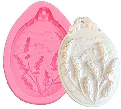 Cestony Lavendel Epoxidharz Silikonform für DIY Anhänger Wandbehang Dekoration Schmuck Aromatherapie Pflaster