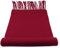 TigerTie Designer Schal in weinrot rot dunkelrot einfarbig Uni - Cashmink