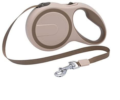 Yojack Hundeleine, einziehbar, langlebig, lang, stark, ausziehbar, für mittelgroße und große Hunde (Farbe: B - Braun, Größe: 8 m - 50 kg)