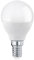 EGLO E14 LED Lampe dimmbar, Glühbirne 5,5 Watt (entspricht 40 Watt), 470 Lumen, 3000 Kelvin, Leuchtmittel warmweiß, Glühlampe opal weiß, P45, Ø 4,5 cm