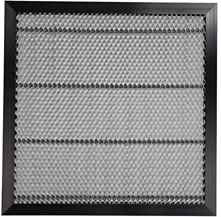 Laser-Arbeitstisch 400x400mm Aluminiumlegierung Wabenplattform | Gravierbett-Zubehör, 400 x 400 mm CNC-gefräst, Mesh-Design für Wärmeableitung, kompatibel mit Dioden- und CO2-Gravierern