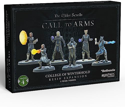 Modiphius Entertainment | The Elder Scrolls: Call to Arms | College of Winterhold | Miniature Game | Unpainted