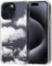 MOSNOVO Case for iPhone 15 Pro Max, [Buffertech 6.6ft Military-Grade Drop Protection] [Anti Peel Off Tech] Clear TPU Bumper Phone Case Cover Design - Cloud