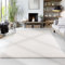 HomebyHome Kurzflor Teppich Wohnzimmer 160x230 cm Creme - Waschbarer Teppich für Schlafzimmer, Esszimmer und Ideal als Küchenteppich - Flauschiger Teppich Extra Weich, Einfarbig, rutschfest, Modern