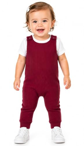 Soft Cotton Baby Dungarees, Personalised or Plain, Embroidered, 9 Colours, From Newborn to 3 Years - Ideal Baby Shower Gifts, Personalised Baby Gifts, Baby Clothes, New Baby Gifts