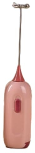 Montalatte a mano, 1,38 pollici, montalatte per la casa, montalatte a batteria con testa in acciaio inox, inserto per frullatore a mano per schiuma di latte, uova, salsa