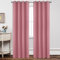 Joydeco Blickdichte Vorhänge mit Ösen Gardinen 2er Set, Verdunkelungsvorhang Thermovorhang Hitzeschutz, Ösenvorhang für Schlafzimmer Wohnzimmer(Rosa,2xH240xB135)