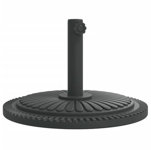 vidaXL Base de sombrilla semicircular para Palos de Ø38/48 mm 12 kg, Base de Paraguas, Soporte de Parasol, Soporte de sombrilla de jardín