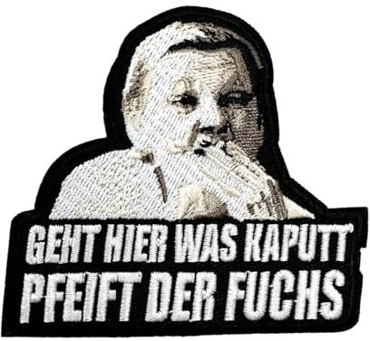 Spaß Kostet Aufnäher Aufbügler Geht Hier was kaputt pfeift der Fuchs ostdeutschland Fun