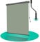 Strattore Store Vertical Extensible 160x250 cm Balcon Store Roulant Extérieur - Blocage des UV avec Manivelle et Cassette du Vent pour Balcon Terrasse Patio Jardin d'Auvent Protection - Vert Matcha