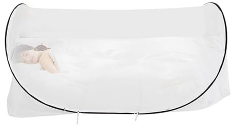 Générique Moustiquaire Pliable pour Lit Simple, Tente Pop-up, Moustiquaire Réglable pour Voyage Et Camping, Filet De Bébé en Maille Fine Réglable Et Respirant