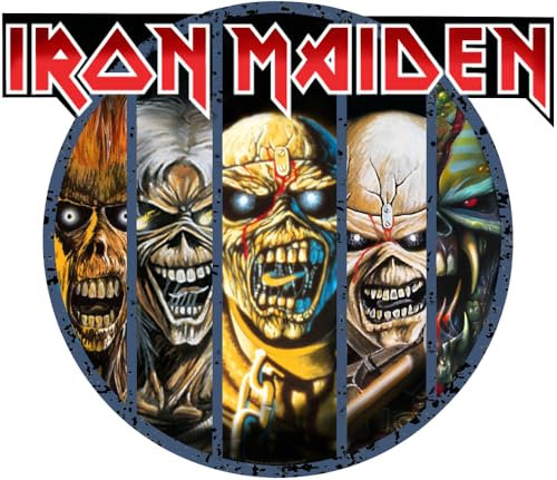 Iron Maiden Aufkleber Eddies Evolution ca. 12x10 cm Musik Bands Sticker Autoaufkleber