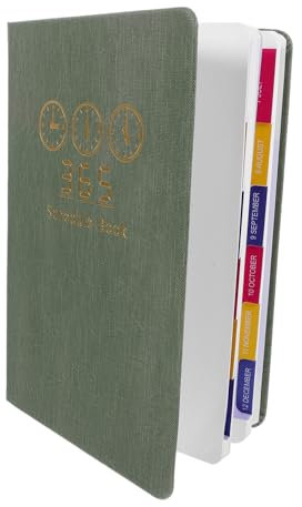 OHPHCALL Planerbuch Tagesplaner Notizbuch Monatsplaner Schreibheft Tragbarer Organizer Für Büro Klassenzimmer Tägliche Notizen Und Pläne Buchen