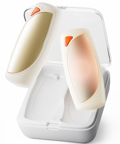 COTOP Handwärmer Elektrisch, 2 Pack Hand Warmers Wiederverwendbar mit Ladecase, 14000 mAh Akku Aufladbar USB c, 3 Stufen Heizung Beidseitig bis zu 55°C, Geschenk für Männer Frauen Camping