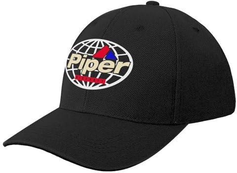 Baseballkappe Basecap Piper Vintage Aircraft USA Baseballkappe, große Größe, Flauschige Mütze, Wandermütze, Mützen für Männer und Frauen