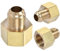 1/4 3/8 1/2 3/4 SAE Female to 1/4 3/8 1/2 5/8 SAE Male Flare Adaptor Propane Gas Reducer Air Conditioner(1I4 to 1I2 Inch)