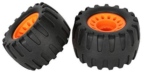 ZXFNVXC Skateboard-Rollensatz, 76 x 54 mm, Offroad-Reifen, Longboard-Scooter, Gummi-Radlager, Skateboard-Teile (Stück: 2 Stück)