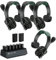 Hollyland Solidcom SE PRO 4-User ENC Noise Cancellation Wireless Intercom Headset System with 1312ft range and 3.5mm single ear headset, Ideal for movie shoots and live shows (1.9GHz Version)
