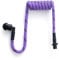 DLECNFUN Replacement Braided Nylon Surveillance Acoustic Coil Tube for Radio Earpiece Moisture Resistant Fiber Mesh Colorful Accessories