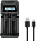 POWOBEST 18650 ladegerät kompatibel mit AA AAA NI-MH/NI-CD & 3,7 V/3,6 V 18650 26650 14500 16340 18500 21700 18500 wiederaufladbaren Batterien mit USB-C-Kabel,Schnell ladegerät,für POWO18B Batterien
