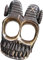 ERISAMO Handmade Ram Horn Skull Knuckles, Vintage Ram Horn Punk Finger Skeleton Ring, Cool Metal Skull Knuckles with Ram Horns,for Bikers & Hip Hop Culture Enthusiasts (1Pcs)