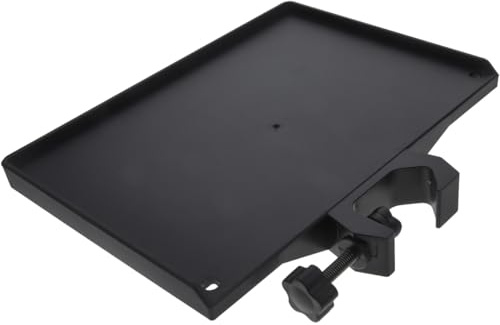 BESPORTBLE Clamp Mic Stand Accessory Tray Abs Holder for Live Streaming Recording Sound Tray for Instrument Stands Easy to Install Compatible with Stands