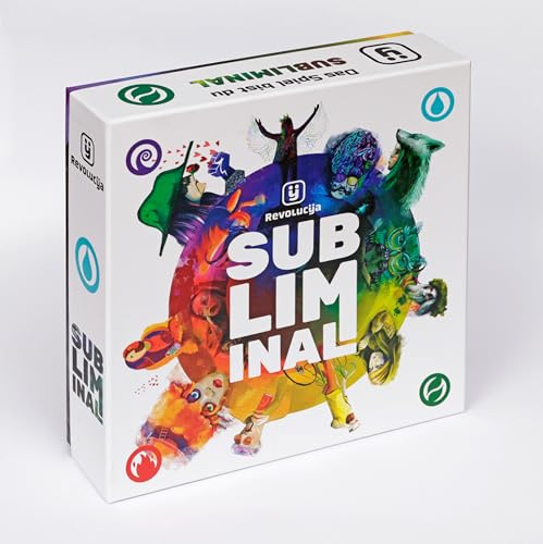 Subliminal Partyspiel für Erwachsene – Kreatives Assoziationsspiel & Kommunikationsspiel | Gesellschaftsspiel für 3–6 Spieler ab 14 Jahren | Perfekt für Spieleabend & Freunde