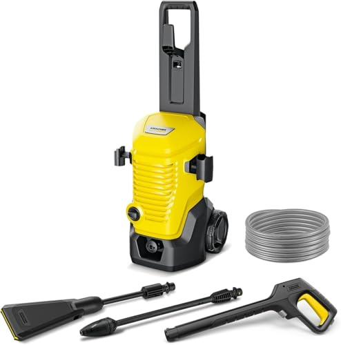 Kärcher K 4 WCM Flex eco!Booster High-Pressure Washer, max. 130 bar | Flow rate: 420 l/h, coverage: 30 m²/h, weight: 11.5 kg, extra flexible high-pressure hose, eco!Booster & dirt blaster