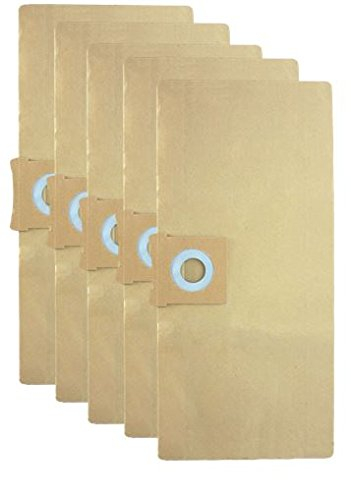 Kga Supplies - Lot de 5 sacs à poussière solides pour aspirateurs Titan 16 L, 20 L, 30 L, 40 L