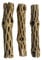 Awesome Aquatic Lot de 3 pièces en bois de cholla/choya naturel de 15.2 cm pour habitat de crevettes, cachettes et jouets à mâcher pour reptiles sans épines, séchés biologiques