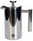 VietBeans French Press Cafetière à piston à double paroi isotherme en acier inoxydable poli avec aspect élégant 350 ml