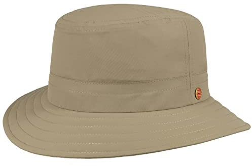 Mayser Fischerhut Bucket Hat UV-Schutz Knautschbar Made in EU Herren Damen Sommer Frühling Dunkelbeige 60 cm