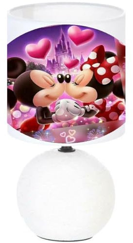 PRESENT Lampe de chevet MINNIE ET MICKEY création artisanale