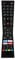 Replacement Remote Control Compatible for JVC LT-24C686 24 Smart LED TV with Built-in DVD Player - White