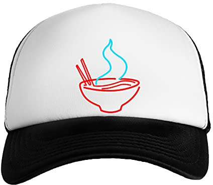 Luxogo Spicy Ramen Nudeln Neon Jungen Mädchen Baseball Snapback Cap Boys Girls Baseball Snapback Cap