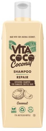 Vita Coco Coconut Shampoo Repair (400ml) für geschädigtes Haar mit 100% natürlicher Kokosnuss • schützt und repariert die Haare • Kokos Pflege Shampoo für alle Haartypen