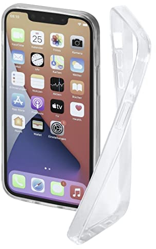 Hama Handyhülle für Apple iPhone 13 Pro „Crystal Clear“ (durchsichtige iPhone 13 Pro Hülle aus TPU, flexible Schutzhülle, Handyschutz mit Anti-Rutsch-Oberfläche) transparent