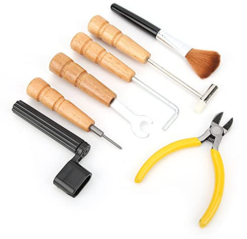 Gitarren-Reparaturwerkzeug, Gitarren-Wartungswerkzeuge 8 Stück zum Reparieren